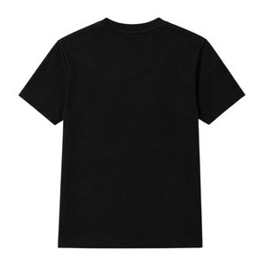 เสื้อยืดคอกลมแขนสั้นสีดำสำหรับวัยรุ่นพร้อมดีไซน์กราฟิกตัวอักษรสีชมพูสำหรับโรงเรียน เสื้อผ้าสตรีทแวร์ที่สวมใส่สบายทุกวัน - Product Image 3