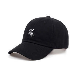 Gorra de Béisbol Negra de Algodón RAO CRAFT EXPORTS con Diseño de Astronauta Bordado con Lentejuelas, Personalizable, Sin Estructura, Unisex, Ajustable - Product Image 6