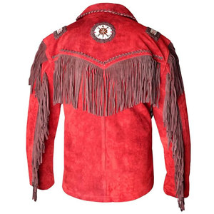 Online Sale Cheap Price Men's Cowhide <b>Suede</b> Leather <b>Jacket</b> Stand Collar High Quality <b>Jacket</b> With Your Logo - Product Image 2