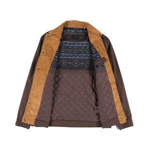 Veste de travail en toile coupe moderne, uniforme de travail robuste avec coutures renforcées, OEM disponible - Product Image 2