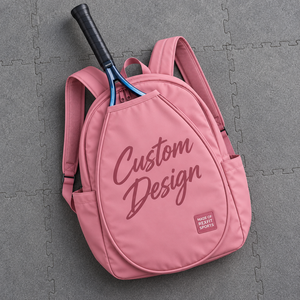 Mochila Personalizada para Raqueta de Squash, Bolsa Deportiva con Bolsillo Abierto para Raqueta, Correas Ajustables y Cierre Doble con Cremallera - Product Image 1