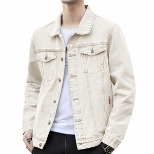 Worldwide Wholesale <b>Men's</b> Denim <b>Trucker</b> <b>Jacket</b> Custom Logo Cotton Jean Coat Casual Streetwear Outerwear Manufacturer Bulk Supply - Product Image 1