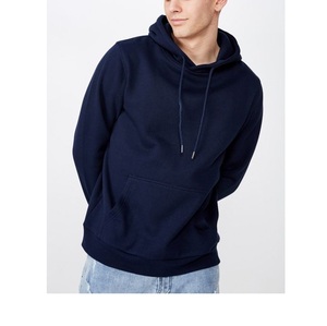 Sweat à capuche en polaire pour homme avec poche Coupe classique Respirant et à séchage rapide Hiver Casual Couleur unie - Product Image 4