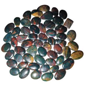 Pierres précieuses en vrac optiques à changement de couleur, cabochons de hématite synthétique faits à la main pour la fabrication de bijoux, remplis de fractures, 20-45mm, vente en gros - Product Image 4