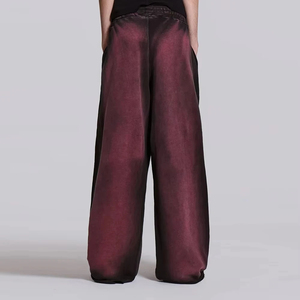 Pantalon large délavé pour homme, taille élastique, en coton, style décontracté, idéal pour l'automne – En promotion - Product Image 6