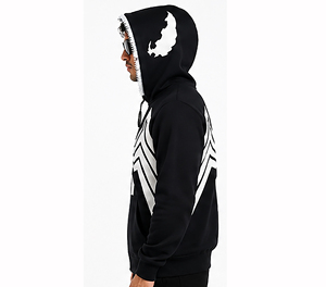 Sweat-shirt à capuche de luxe noir pour homme, coupe oversize, en coton épais, style streetwear hiver, chaud et tendance - Product Image 4