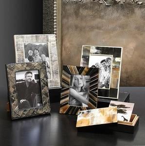 Custom Designed Wooden and Bone Inlay <b>Photo</b> <b>Frame</b> Horn Picture <b>Frame</b> with Resin for Home Decorative Purpose - Product Image 6