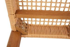 Elegante juego de comedor de sofá para exteriores | Madera maciza de acacia y cuerda tejida a mano | Muebles de jardín y patio de primera calidad | Fabricante de Vietnam - Product Image 5