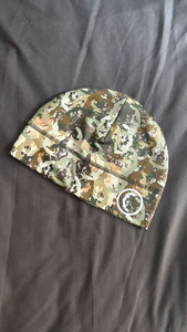 Black Embroidered Dagger Logo Beanie Hat Set Soft Stretch Skull Cap Gothic Streetwear Hip Hop Unisex Sports Hat Custom Logo - Product Image 4