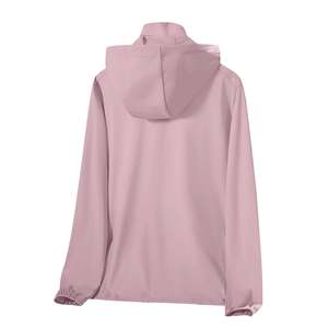 เสื้อแจ็คเก็ตผู้หญิงแบบไฮบริด ผ้าซอฟต์เชลล์ ทอแบบกันลม มีฮู้ด สำหรับเล่นกีฬา ออกกำลังกาย  ประสิทธิภาพสูง  สำหรับกิจกรรมกลางแจ้ง - Product Image 2