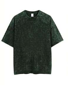 เสื้อยืดยูนิเซ็กซ์แบบฟอกสีคุณภาพสูงสุด 100% สไตล์ดิสเทรสสั่งทำพิเศษ - Product Image 1