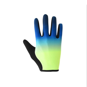 Gants de vélo de haute qualité personnalisables pour le VTT, le DH et le cyclisme sur route, avec rembourrage en gel, en polyester, extensibles, antidérapants, unisexes, pour l'été - Product Image 1