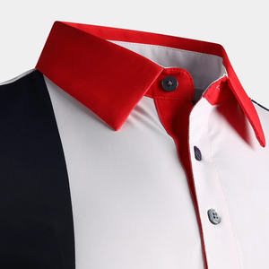 Camiseta Polo Personalizada de Verano para Hombre, Sublimada, con Patrón Sólido, Manga Corta, para Golf, Venta al Por Mayor de Fábrica - Product Image 2