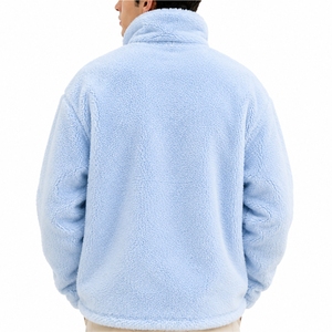 Men's Sherpa <b>Fleece</b> <b>Jacket</b> <b>Fleece</b> Full Zip Stand Collar Thick Sherpa <b>Lining</b> Casual Winter Premium Lightweight Comfort Fit - Product Image 2