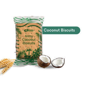 Galleta Densa Kicco, Energética, Comprimida, de Larga Duración, Galleta Dura para el Hambre - Coco/Chocolate/Simple - Product Image 2