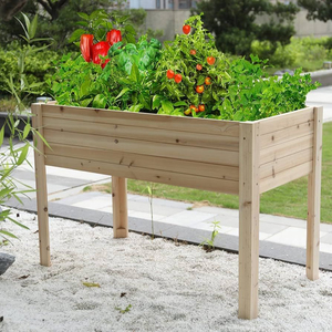 Jardinière surélevée en bois en forme de V pour légumes et herbes, sur mesure, vente en gros, pour le jardinage - Product Image 5