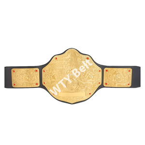 Ceinture de championnat de lutte poids lourd personnalisée en laiton et zinc, modèle 2026, très demandée pour le karaté, le taekwondo et le judo - Product Image 3