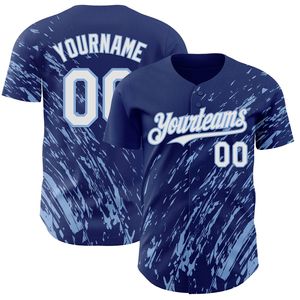 Maillot de baseball personnalisé sublimé respirant 100 % polyester à col ras du cou et bretelles en T, manches courtes, séchage rapide, pour équipe sportive, été - Product Image 3