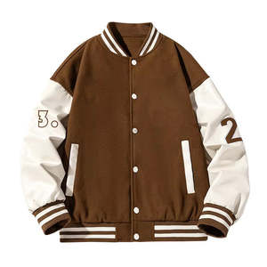 Chaqueta Varsity con Bordado Completo, Diseño de Moda de Alta Calidad, Parches, Venta al Por Mayor, Chaquetas Varsity Transpirables - Product Image 5