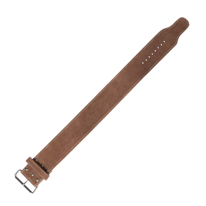 Ceinture de musculation professionnelle en cuir suédé de 4 pouces avec boucle à ardillon unique, durable, confortable et réglable pour le soutien quotidien de la taille en salle de sport - Product Image 3