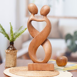 Artisanat naturel, sculpture en bois, art abstrait pour la décoration de la maison, figurine en bois réalisée par des artisans vietnamiens - Product Image 1