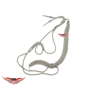 Aiguillette en argent allemand tressée pour défilé, Aiguillette d'épaule - Product Image 5