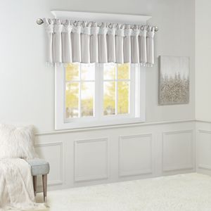 Mantovana 50x26 "in finta seta con perline in argento leggero - Product Image 1