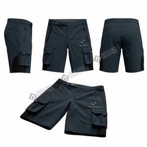 Shorts de VTT pour hommes, shorts de cyclisme rembourrés, séchage rapide, respirants, extensibles, vêtements de sport de plein air - Product Image 6