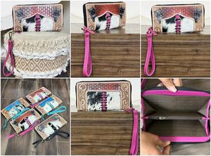 กระเป๋าคลัทช์หนังแท้ลายใหม่ รุ่นยาวอเนกประสงค์ สำหรับผู้หญิง ใส่โทรศัพท์มือถือ มีสินค้าพร้อมส่ง ขายส่ง - Product Image 3