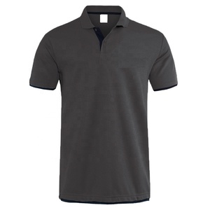 Xu hướng thị trường 2025 của nam giới cơ thể mỏng phù hợp với áo polo tùy chỉnh thiết kế nóng bán chống nhăn nhỏ thêu cổ áo Cuff Tipping Polo t - Product Image 4