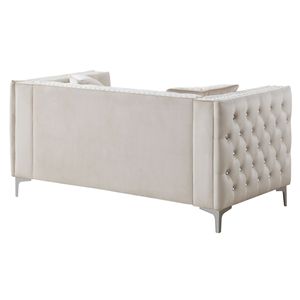 Gloria mobili Paige G827A-L divanetto avorio avorio elegante divano soggiorno - Product Image 3