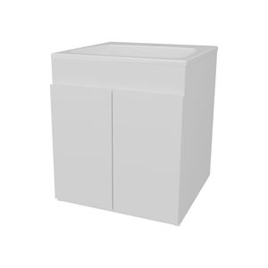 Shoshoni White <b>Bathroom</b> <b>Vanity</b> with Two Doors - Product Image 3