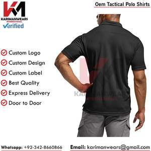 Camiseta Polo Táctica de Alto Rendimiento para Hombre, para Paintball y Eventos al Aire Libre, Tejido Elástico de Secado Rápido, Fabricante al por Mayor - Product Image 5