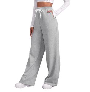 Pantalones Deportivos Extra Grandes de Alta Calidad para Mujer, Ropa Urbana de Invierno, Joggers con Logotipo Personalizado, Lisos, Corte Recto - Product Image 2