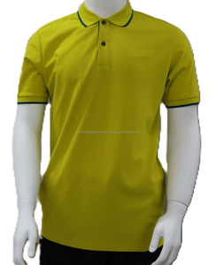 Camiseta Polo de alta calidad para hombre, patrón de bordado de logotipo personalizado, cuello de contraste sólido, diseño impreso de manga corta de punto - Product Image 2
