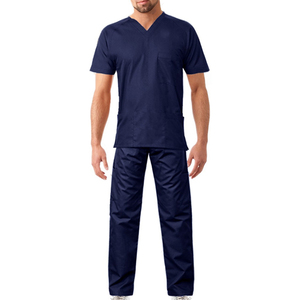 Best Quality Men's Medical <b>Scrubs</b> Customizable High Quality <b>Scrub</b> Custom Colors Logos OEM Service Hospital <b>Uniforms</b> - Product Image 1