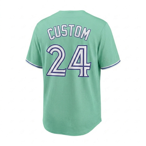 2026 Custom Baseball Jersey custom Team name jersey Breathable <b>Athletic</b> Apparel Sports Wear mint green softball top apparel - Product Image 2