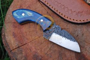 Cuchillo de Hoja Fija de Acero de Damasco en Oferta – Cuchillo para Camping y Caza al Aire Libre con Mango Personalizado - Product Image 2