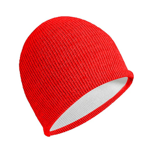 Gorros Grises con Franjas Reflectantes al por Mayor, Hilo Acrílico para Gorros Tejidos, Diseño Personalizado con Logotipo, Gorro Reflectante - Product Image 4