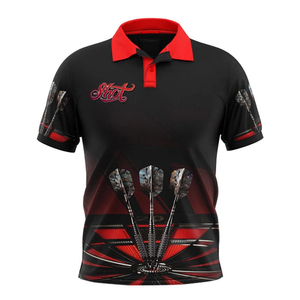 Camisa de Manga Corta para Hombre de Poliéster Suave de Secado Rápido de SELF INDUSTRIES, Ropa Deportiva Transpirable para Golf, Tenis, Casual, Corte Regular - Product Image 1