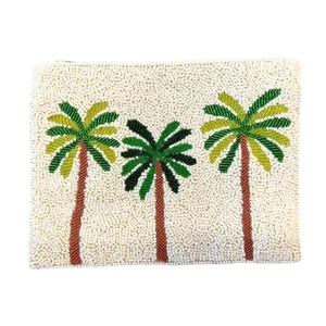 Seed Bead <b>Mini</b> Bag Wrislet Mardi Gras Umbrella Seed Beaded Coin Purse From India Handmade Coin <b>Pouch</b> for Women - Product Image 1