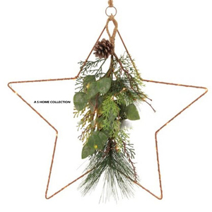 Festival Decor Metal Hanging Wreath Christmas <b>Tree</b> Decoration High Selling Wedding <b>Artificial</b> Flowers Christmas Wreath - Product Image 6