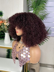 Perruques en cheveux humains Frange Pissy, qualité SDD, sans colle, haute qualité et prix d'usine, nombreuses couleurs disponibles - Product Image 2