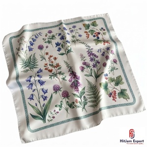 Écharpe carrée légère de qualité supérieure imprimée pour femmes, tissu doux et confortable, fabricant OEM ODM, produits textiles personnalisés Maurice - Product Image 2
