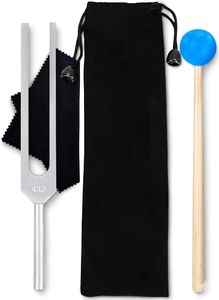 Juego de diapones de 432 Hz – Juego de diapones de acero inoxidable de 7.2 pulgadas con R - Product Image 1