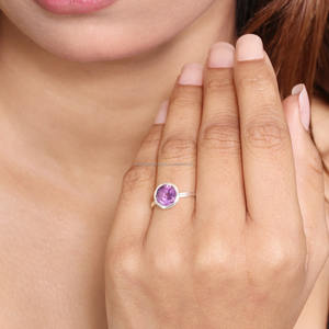 New Design Premium Quality Minimalist Natural Gemstone <b>Original</b> SS925 Rings for Women Engagement <b>Gift</b> statement bulk jewelry - Product Image 4