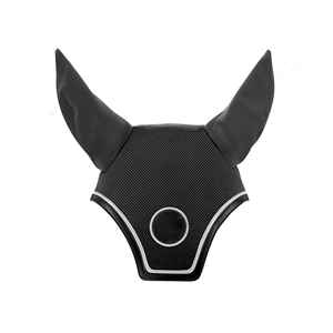 Masque anti-mouches pour chevaux avec couvre-oreilles en maille respirante, couvre-tête léger, design confortable pour l'équitation, tailles personnalisées, vente en gros - Product Image 6