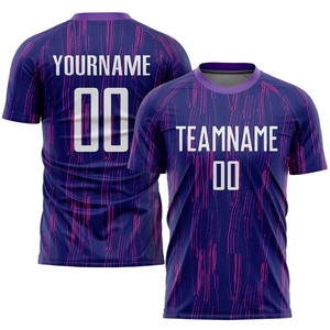เสื้อฟุตบอลทีมชาติแบบสั่งทำ, ชุดฟุตบอลขายส่ง, ระบายอากาศได้ดี แห้งเร็ว ผลิตจากโพลีเอสเตอร์ 100%, ชื่อทีม, เบอร์ และโลโก้ - Product Image 2