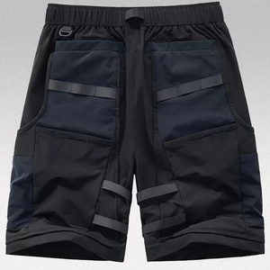 Pantalones Cortos Deportivos Transpirables de Poliéster para Hombre, con Cintura Ajustable y Cordones, de Secado Rápido, para Correr y Gimnasio, Nuevas Tendencias Premium - Product Image 2