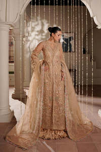 Full Sleeve High Neck Designer Bridal Wedding <b>Dresses</b> Pakistani Party Wear Luxury Gown Embroidered Long Maxi Evening <b>Dresses</b> - Product Image 2